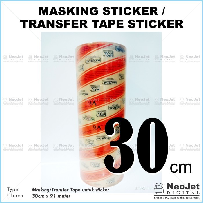 

[Baru] Transfer Masking Tape Sticker Transign 30 Cm Limited