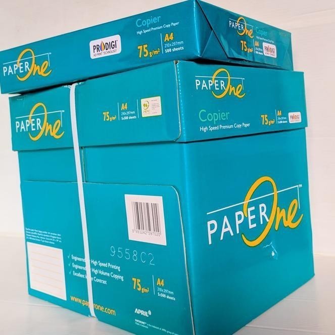 

[Baru] Kertas Paper One A4 75 Gram Dus Isi 5 Rim Khusus Go-Jek Limited