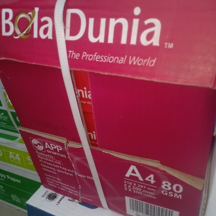 

[Baru] Kertas A4 80Gr Boladunia /Dus Terbaru