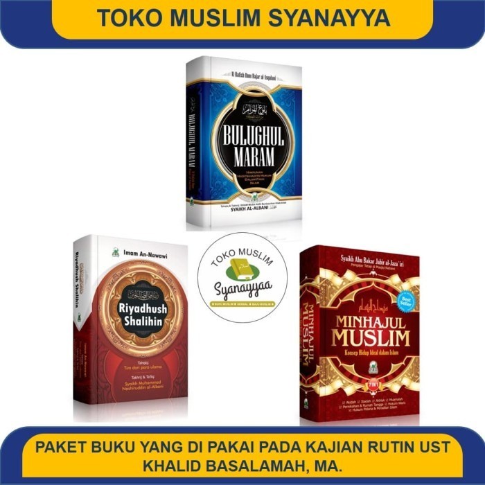 

[Baru] Paket Buku Kajian Rutin Ust Khalid Basalamah Ma. Terbatas