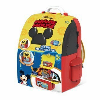 [COD] Mainan Anak Disney 2 In 1 Mickey Mouse Tool Workbench Backpack Playset Terbaru