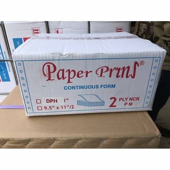 

[Baru] Kertas Continous Form 9.5X11 2Ply Bagi 4 Dph Berkualitas