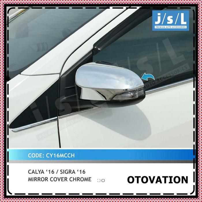 [Original] Cover Spion Kaca Spion Mobil Calya Sigra Chrome Terbatas