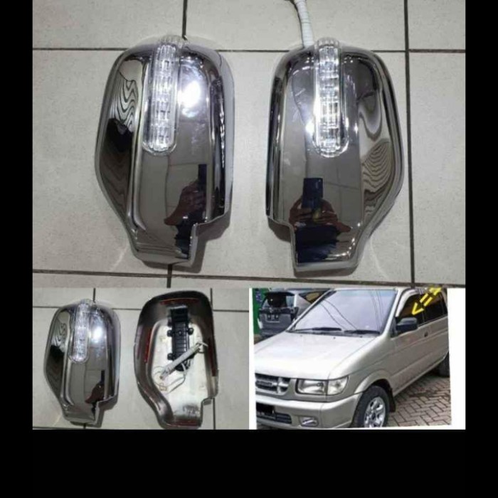 [Original] Cover Spion Mobil New Panther Lampu Chrume Terbatas