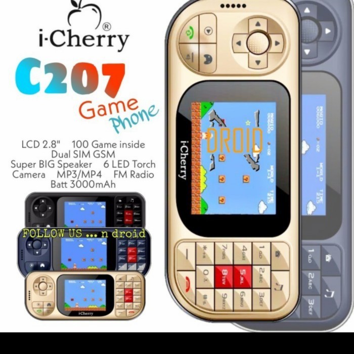 ✅Baru Handphone Game Icherry 2 Simcard Garansi Resmi Terbaru