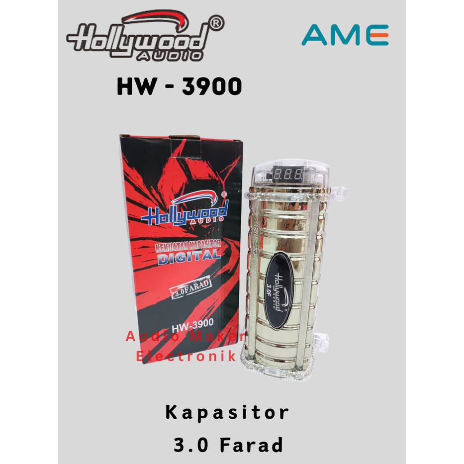 [Original] Kapasitor Bank Hollywood Hw-3900 30 Farad - Capasitor Bank Led 3.0F Terbaru