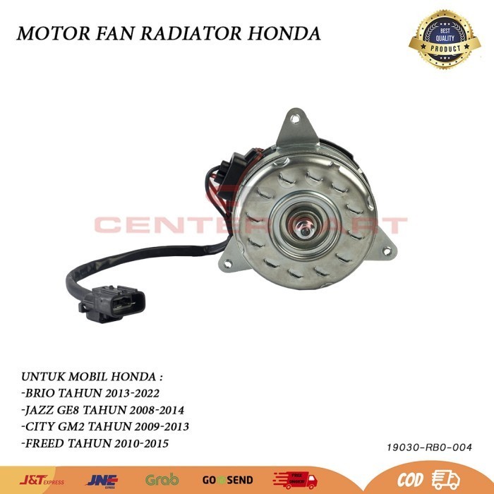 ✅New Ori Motor Fan Radiator Brio 2013 2014 2015 2016 2017 2018 2019 2020 2021 Limited