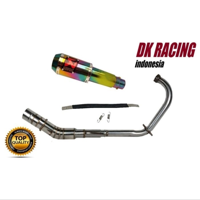 ✅New Ori Knalpot Racing Honda Cbr 150R Akrapovic Lorenzo Rainbow Limited