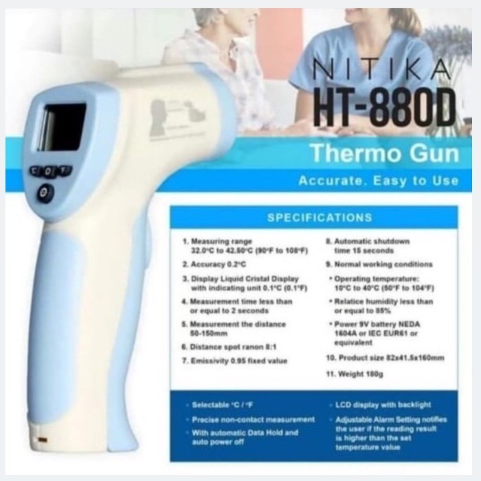 ✅Termurah Thermogun-Thermo Meter Nitika Limited