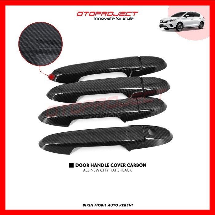 Door Handle Cover City Hatchback Carbon Best