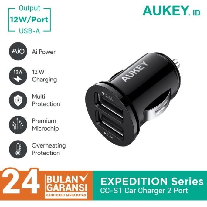 Car Charger Aukey Expedition Aukey Car Charger 2 Port YES
