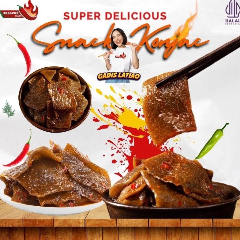 

TRE Snack Konjac Pedas (5pcs), Makanan Ringan Pedas , Cemilan / Snack Khas China Latiao, Snack Siap Saji TERLARIS