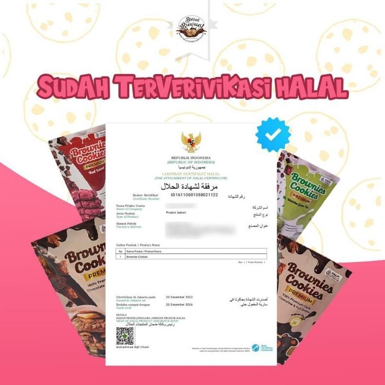 

TRE HAMPERS IMLEK IMUT-IMUT / CNY HAMPERS - Crispy Brownies Cookies Premium (1 Toples Slim + FREE KARTU + BOX + PITA + VOUCHER + BUBBLE WRAP) TERLARIS