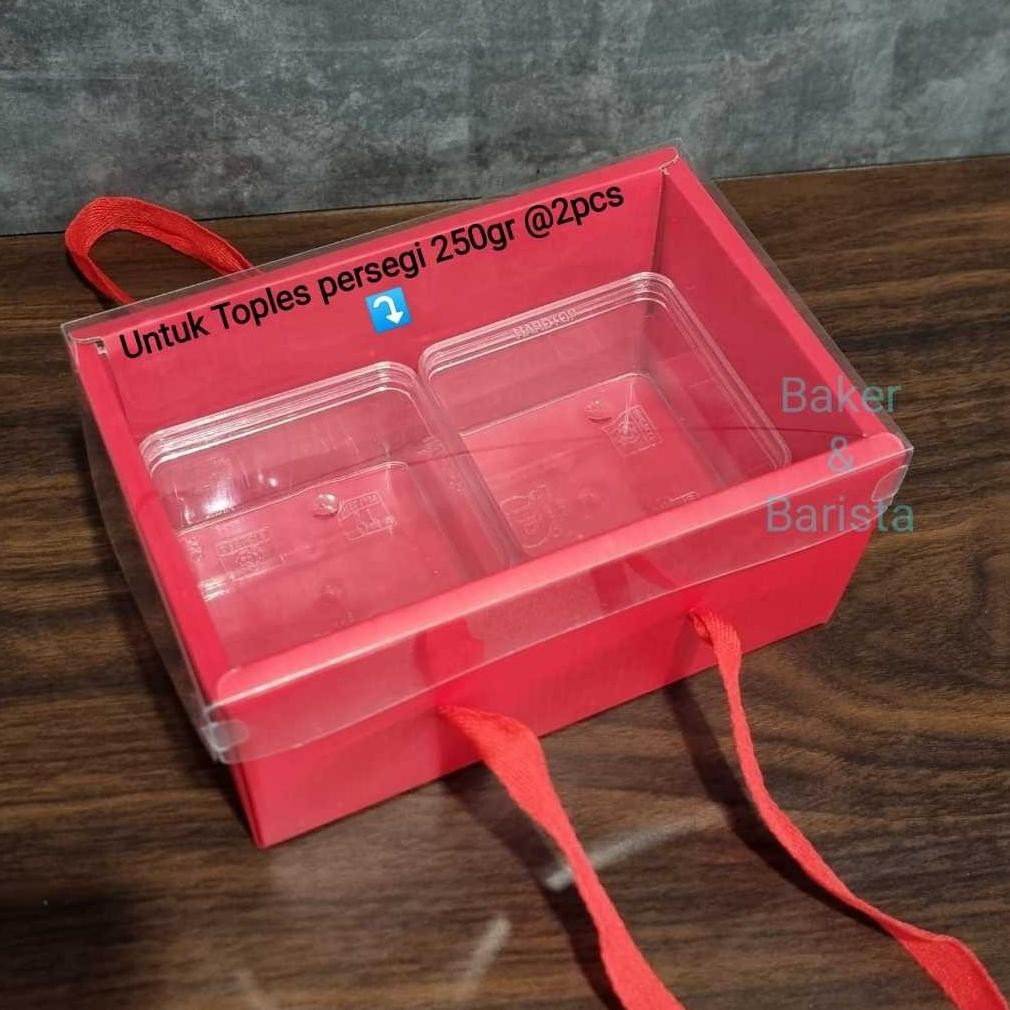 

TRE Imlek Box Hard Mika Rope / Box cookies imlek box kue lapis Hampers cny imlek dus TERLARIS