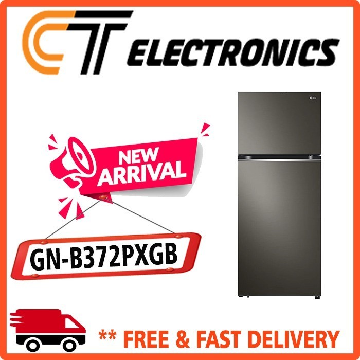 [Baru] Lg Gn-B372Pxgb Kulkas 2 Pintu Gnb372Pxgb Gnb372 Gn-B372 372Pxgb Terbaru