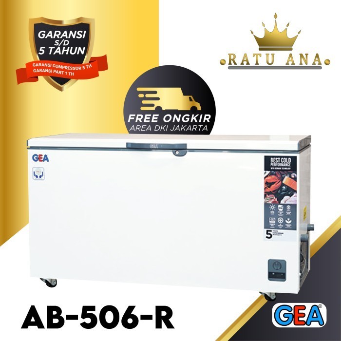 [Baru] Gea Chest Freezer Ab506 - Ab 506 Limited