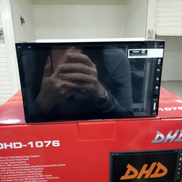 [Baru] Tape Tv Mobil Dhd-1076 Double Din Touch Screen Terbatas
