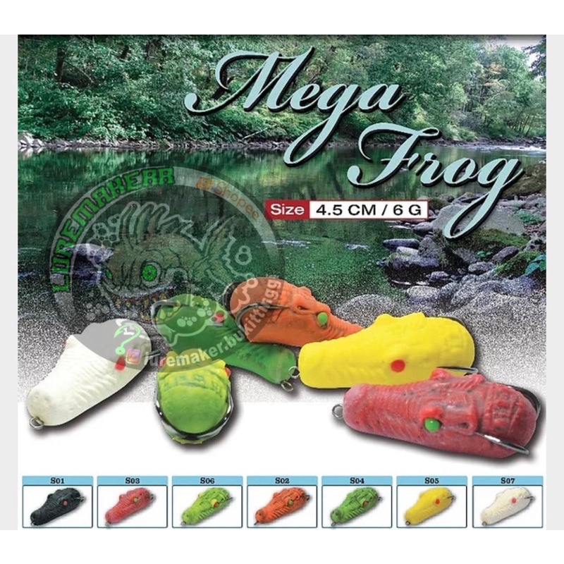 LURE UMPAN DUM DUM FROG MEGA FROG THAILAND