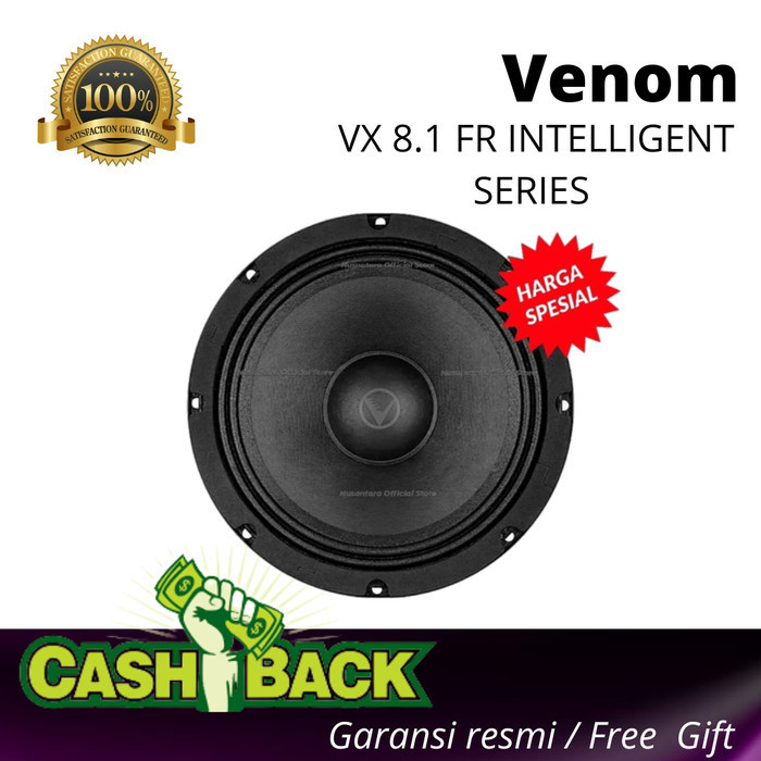 [Baru] Venom Full Range 8 Inch Speaker Vx 8.1 Fr Intelligent Series Vx8.1Fr Diskon