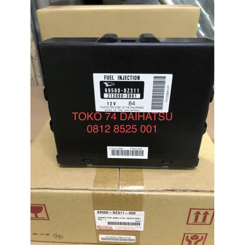 [New] Ecu Engine Ori Terios /Rush 89560-Bz311 Diskon