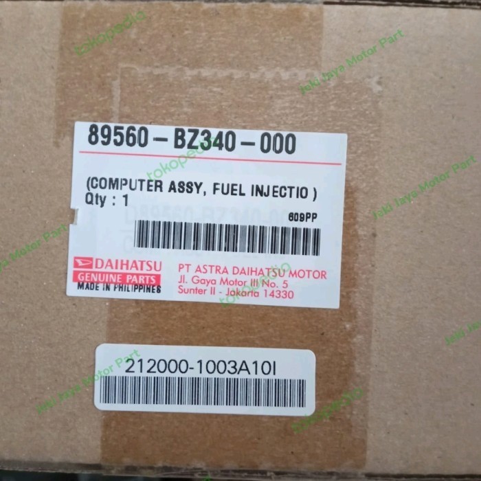 [New] Ecu Computer Avanza Xenia Lama Old Bz340 Original Terbaru