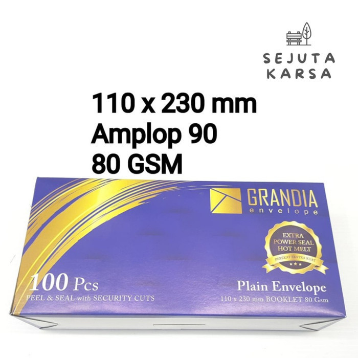 

Amplop Putih Polos Grandia 90