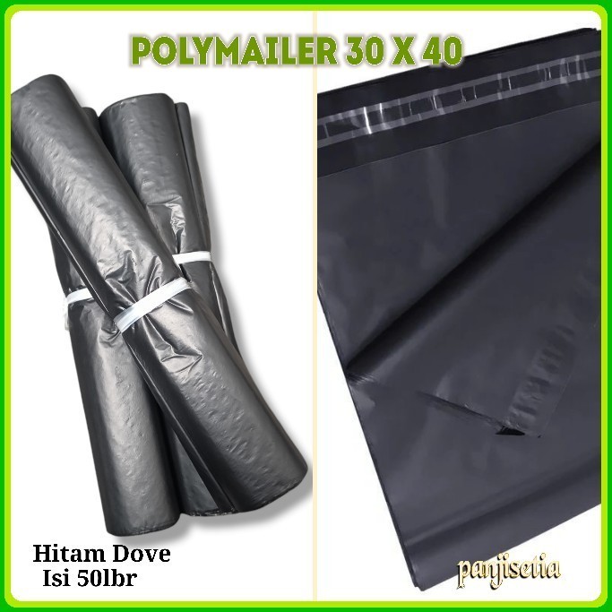 

Polymailer Hitam 30X40 Hd Dove Polimailer Packing Amplop Polimer