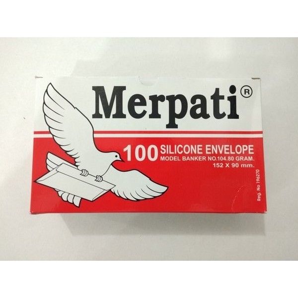 

Amplop Putih Polos Merpati 104 80 Gram 152 X 90 Mm