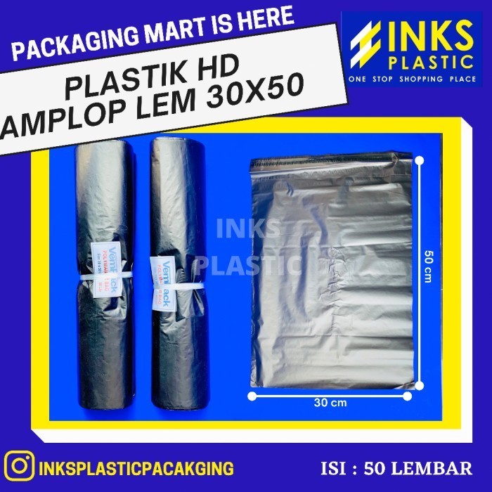 

Polymailer Hd 30X50/Kantong Plastik Amplop Lem/Packaging Online Shop