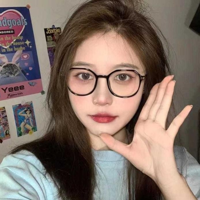 Best Fu Kacamata Photocromic Anti Blue Ray 2In1 Korea Bentuk Oval K15 8129 Gratis Ongkir