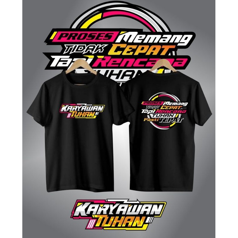 KAOS KARYAWAN TUHAN KAOS PRIA KAOS DEWASA BAJU PRIA