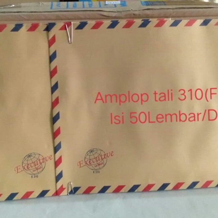 

Amplop Tali Airmail 310 - Folio Isi 50 Lbr