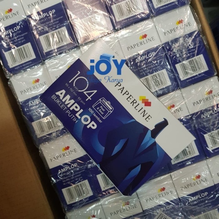

Amplop Putih Polos Kecil Paperline 104 Isi 100 95X152Mm 80Gram Gsm
