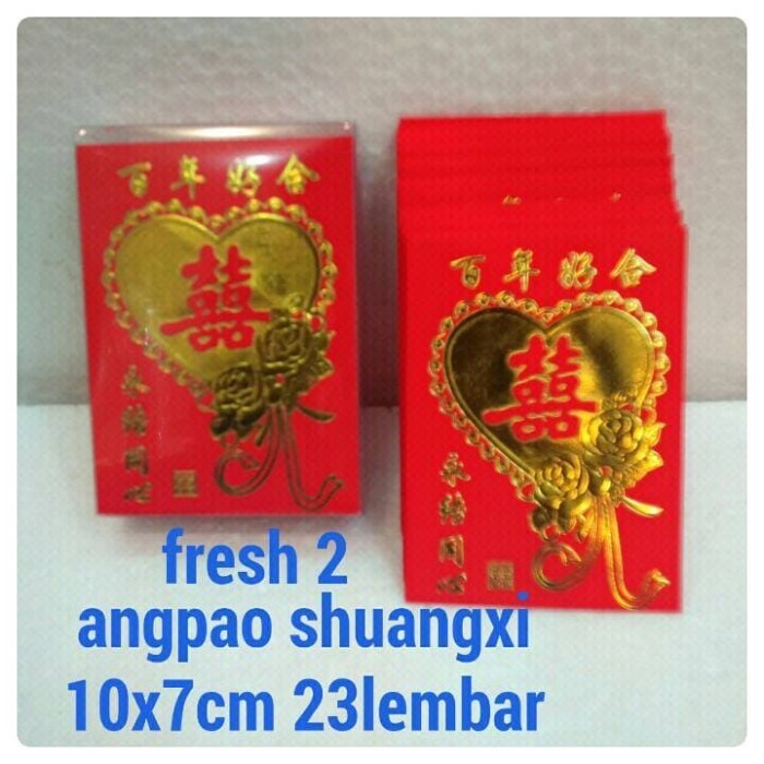

10X7Cm Angpao Shuangxi/Angpao Sangjit/Hongbao/Amplop