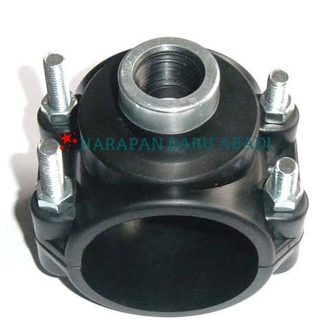 ✅Termurah Clamp Saddle Hdpe 200Mm X 1/2 Inch / Klem Sadle Pipa Hdpe Limited
