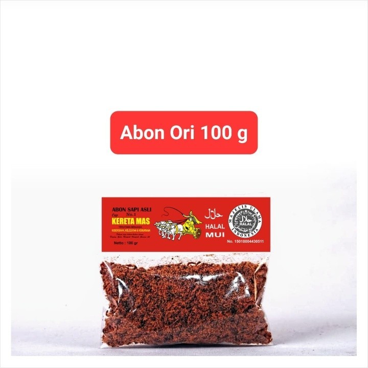 

Abon Sapi Kereta Mas Solo 100gr