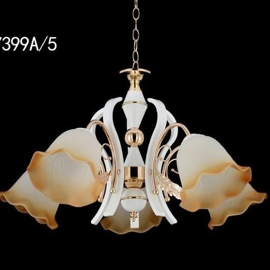 LAMPU GANTUNG HIAS MINIMALIS 5 LAMPU BUNGA PROMO