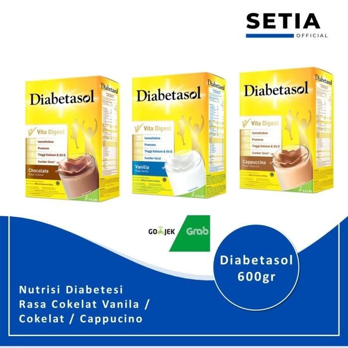 

TERBAIK DIABETASOL 600GR VANILA CAPUCINO COKELAT