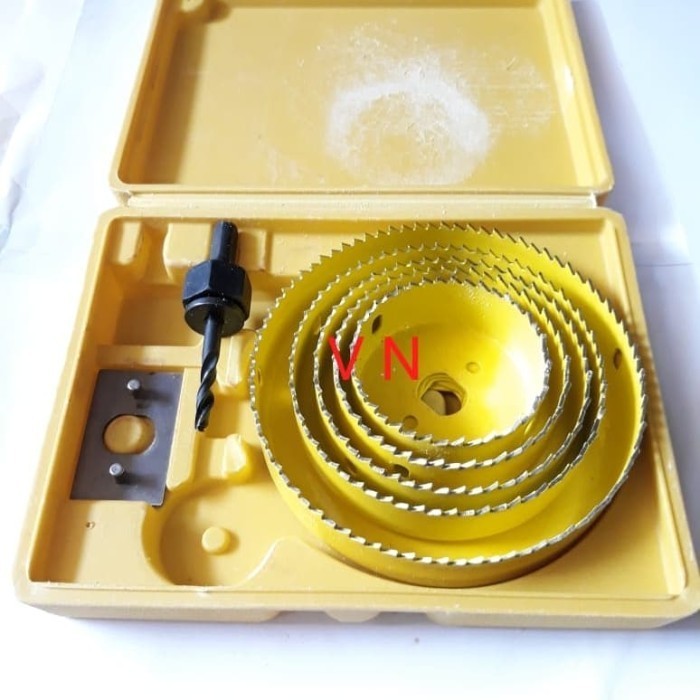 Hole Saw Set Ukuran Besar/Hole Saw Kayu/Triplek