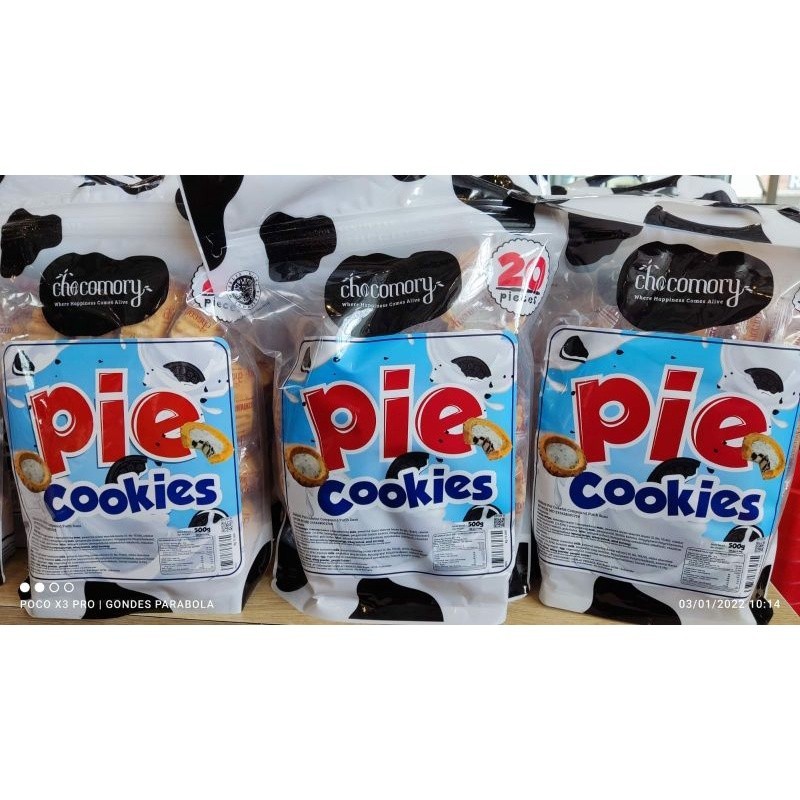 

Oleh -oleh Pie cookies chocomory 20pcs