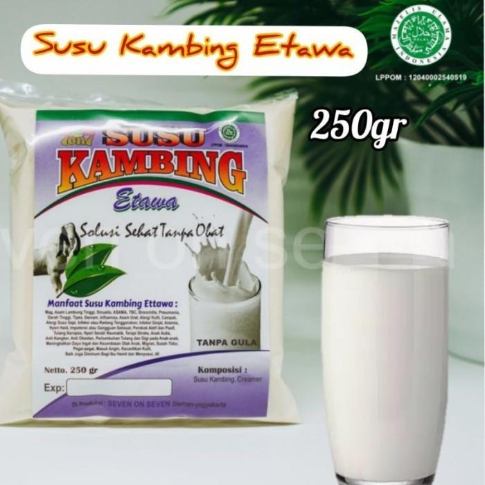 

TERBAIK SUSU BUBUK KAMBING ETAWA 250GR TAWAR TANPA GULA