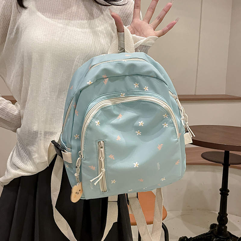 [BEAUTY LR COLLECTION] Mismi Wanda Bag Tas Ransel Wanita Motif Flower Korean Style Casual Backpack