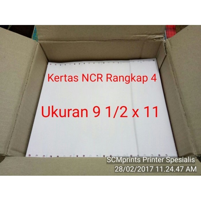 

Kertas Ncr Rangkap / Invoice Paper 4 Play Ukuran 9 1/2 X 11 Per Box Best