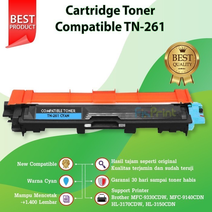 Toner Cartridge Compatible Tn261 Tn 261 Tn-261 Printer Bro 3170Cdw Best