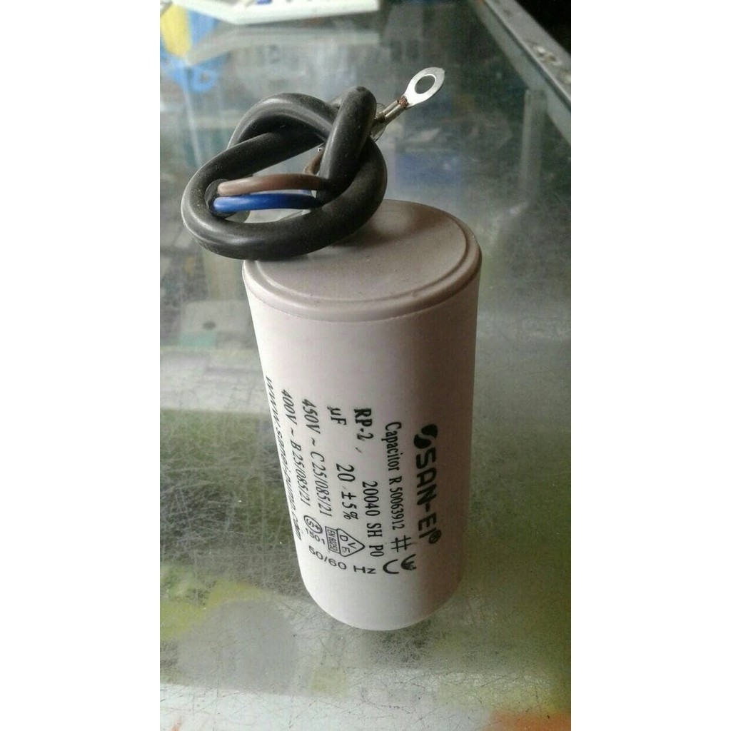Kapasitor Mesin Air 20 Uf/Kapasitor Mesin Pompa Air/Dab/Matajet Best