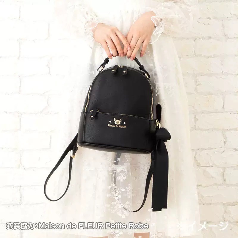 [BEAUTY LR COLLECTION] MAISON DE FLEUR - backpack Sanrio w/ ribbon
