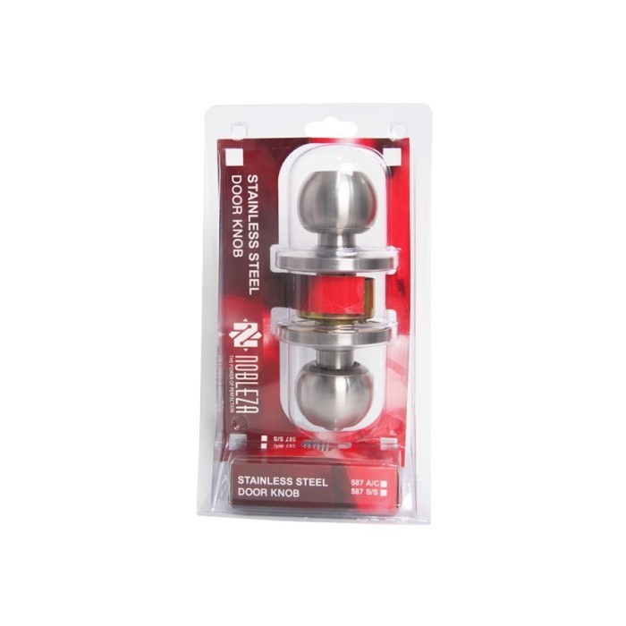 Kunci Bulat Stainless Nobleza-Door Lock Pintu Kamar Mandi Gagang Handl Best