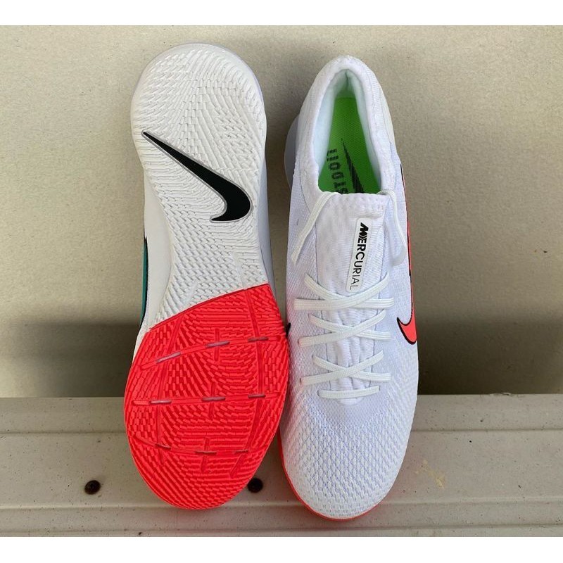 [MAD SPORT] Sepatu Futsal Mercurial Vapor 13 Pro White Flash Crimson Cyan