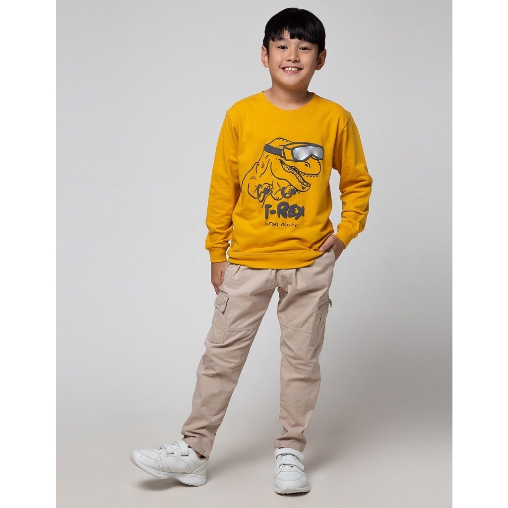 [GET IT QUICKLY] BbBggs Aero Sweater Dino Glasses Anak Laki-Laki 116732154