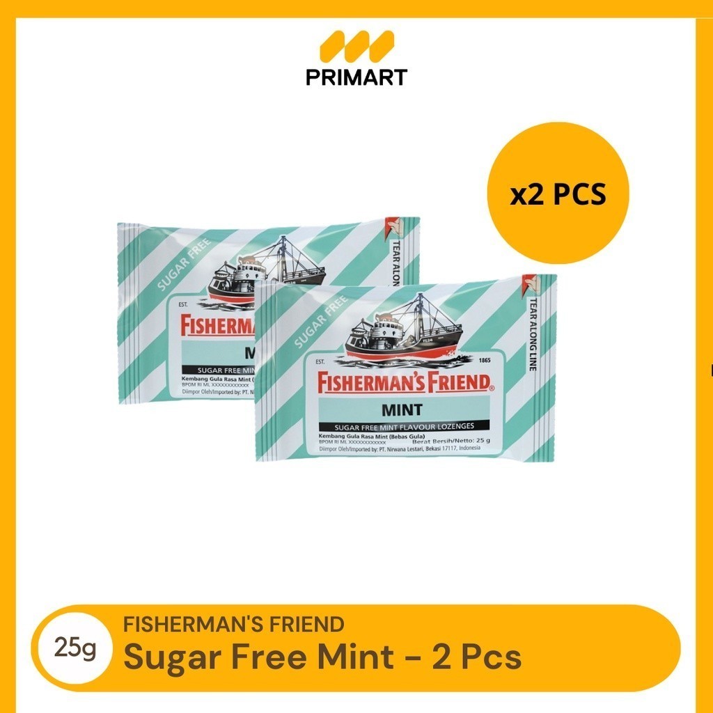 

Fisherman's Friend Mint Permen Mint 25 gr - 2 Pcs